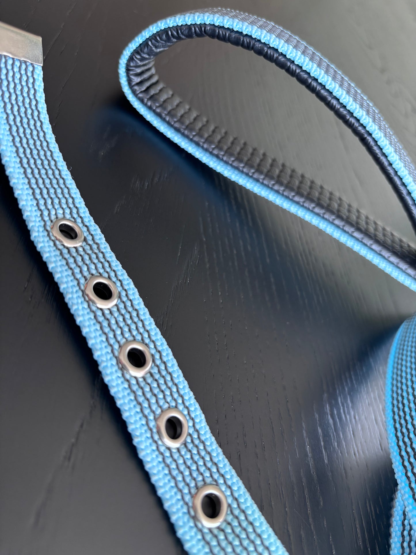 Antislip Hondenriem Miami Blue 2M + halsband 35-39cm