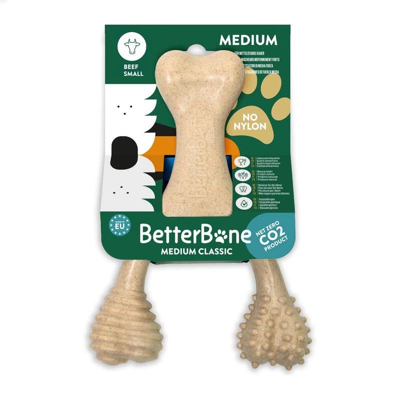 BetterBone Hondenspeelgoed Kauwbot - Klein Medium Rundvlees