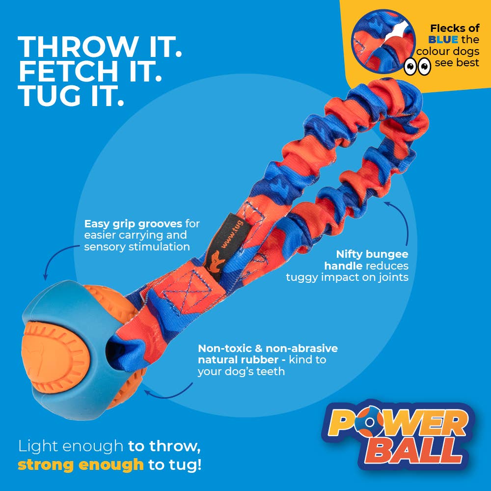 Pocket PowerBall Bungee Tug | Tug-E-Nuff: Roze patroon