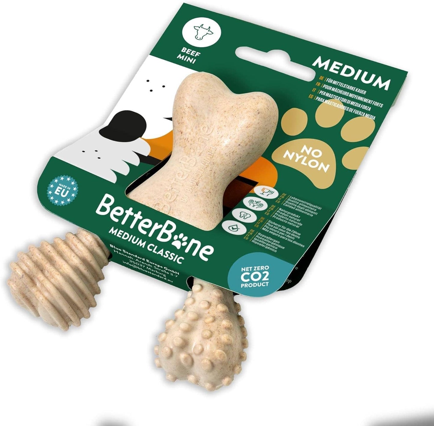 BetterBone Hondenspeelgoed Kauwbot - Mini Medium Rundvlees: Rundvlees / Mini