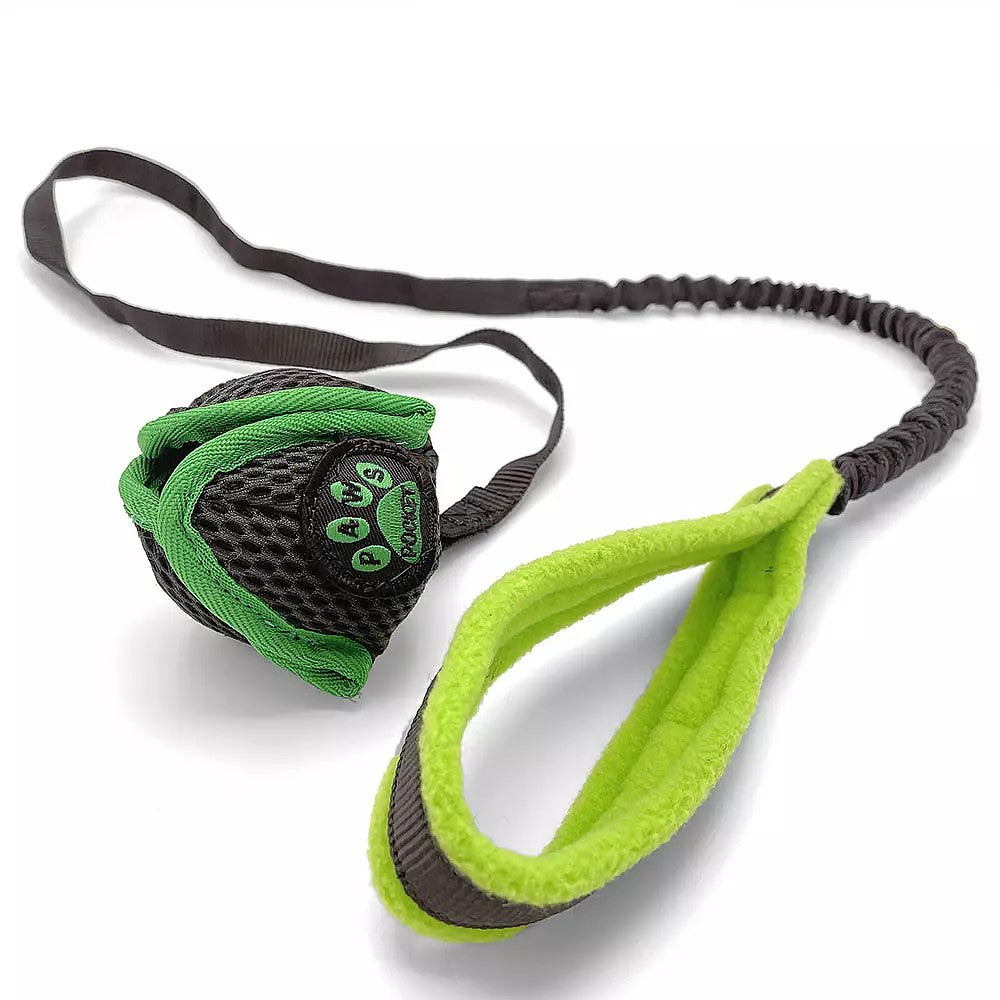 Paws Made Paws Pocket Petal Ball Extra Long SBM Bungee handgemaakt trainingsspeeltje voor honden