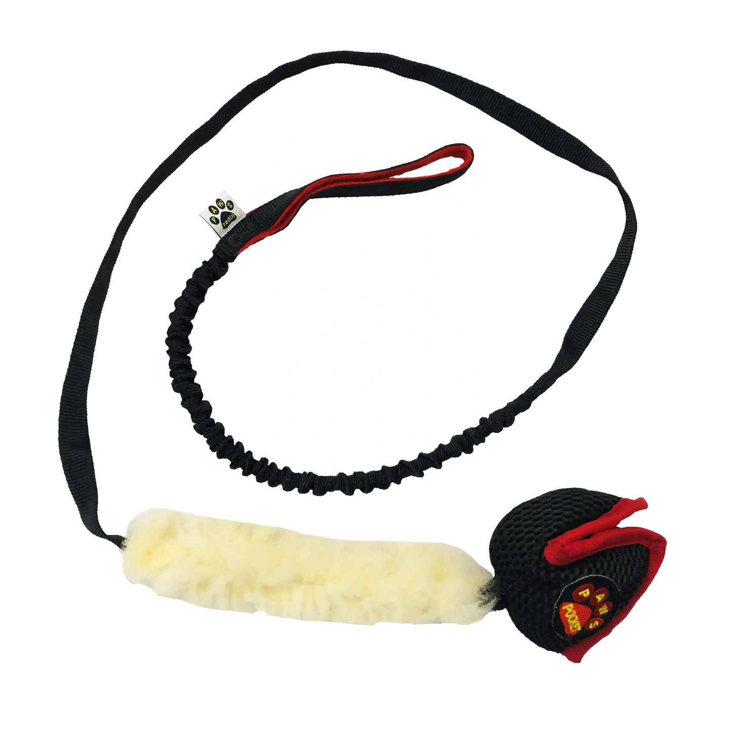 Paws Made Paws Pocket The Ultimate Version met Petal Ball, schapenvacht en extra lange SBM Bungee red