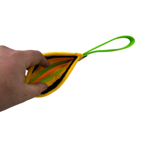 Paws Made Food Treat Bag met Web Handle handgemaakte snacktas voor hondentraining en hondensport open