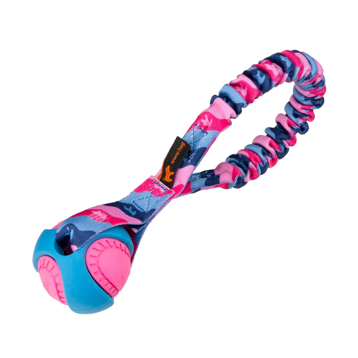 Pocket PowerBall Bungee Tug | Tug-E-Nuff: Roze patroon