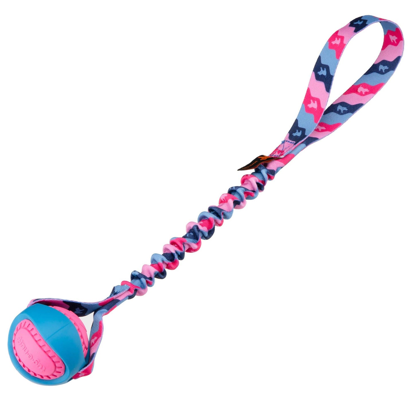 PowerBall Bungee Tug | Tug-E-Nuff: Roze patroon